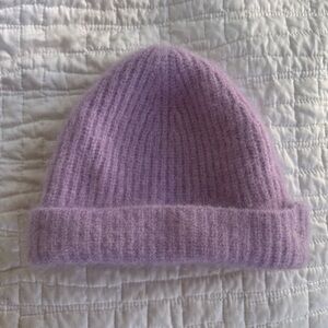 Sezane Paul Beanie - Lilac - Baby Alpaca